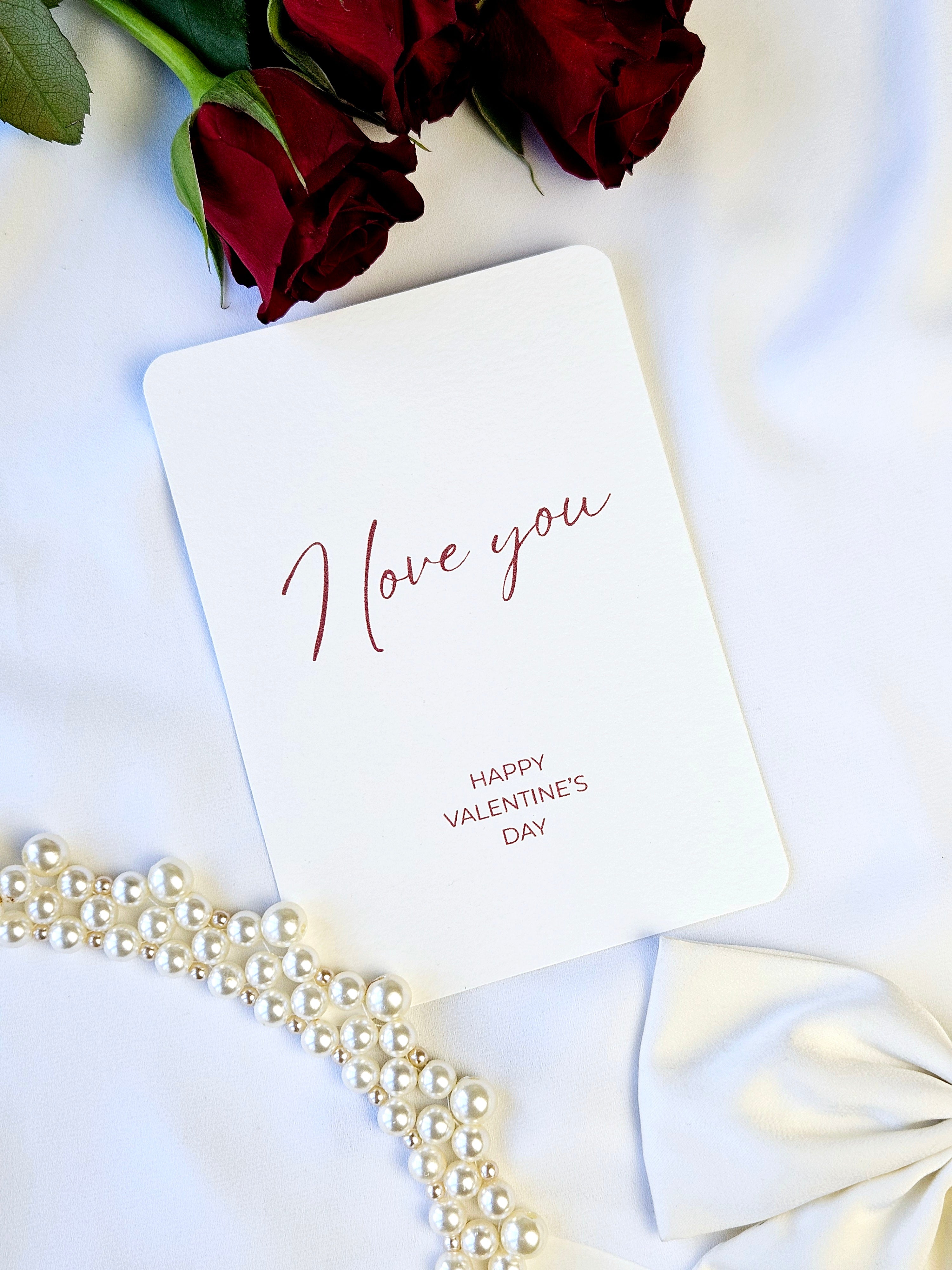 Valentinstagskarte I love you