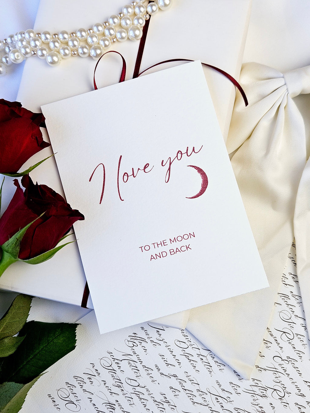 Liebeskarte To the Moon and back