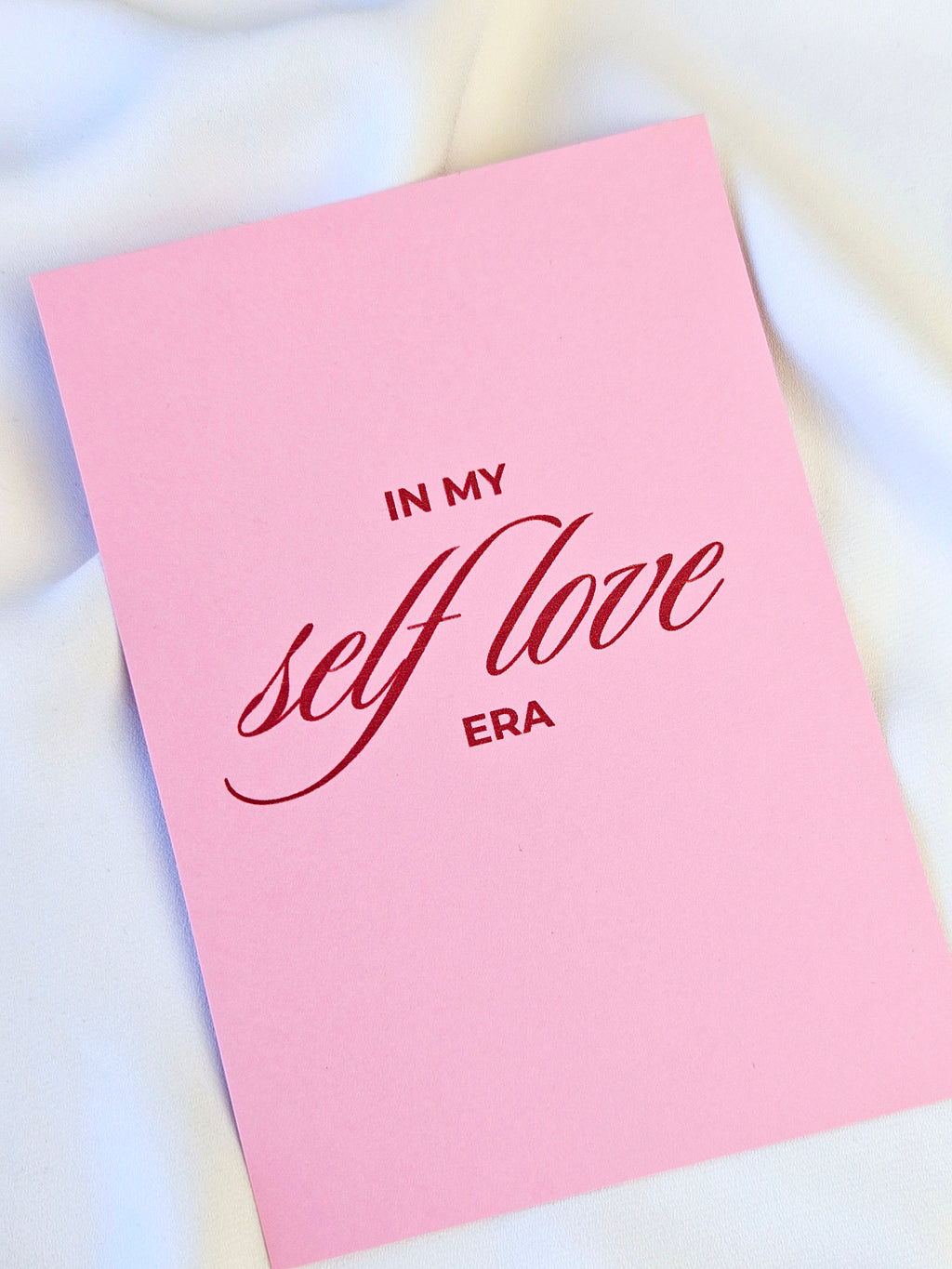 Moderne Self Love Postkarte