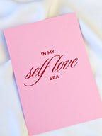 Moderne Self Love Postkarte