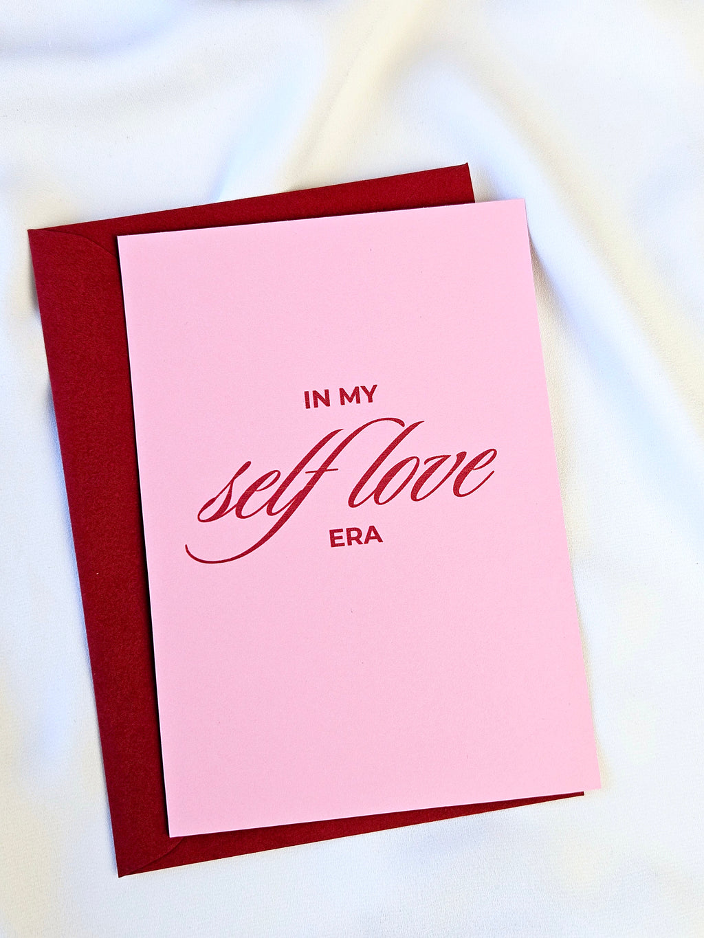 Moderne Self Love Postkarte