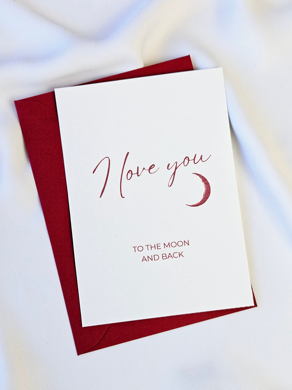 Liebeskarte To the Moon and back