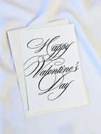 Elegante Valentinskarte Typografie