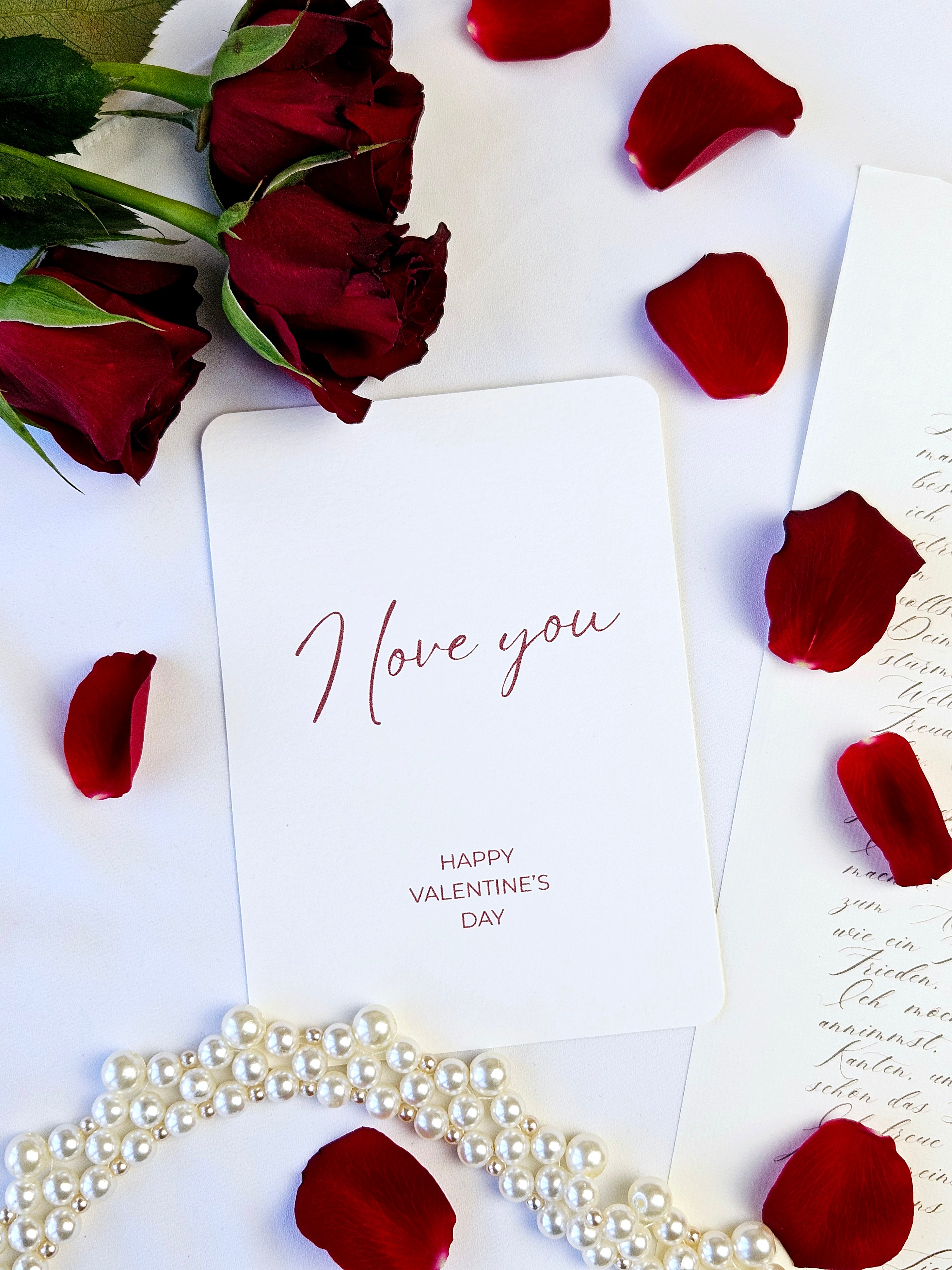 Valentinstagskarte I love you