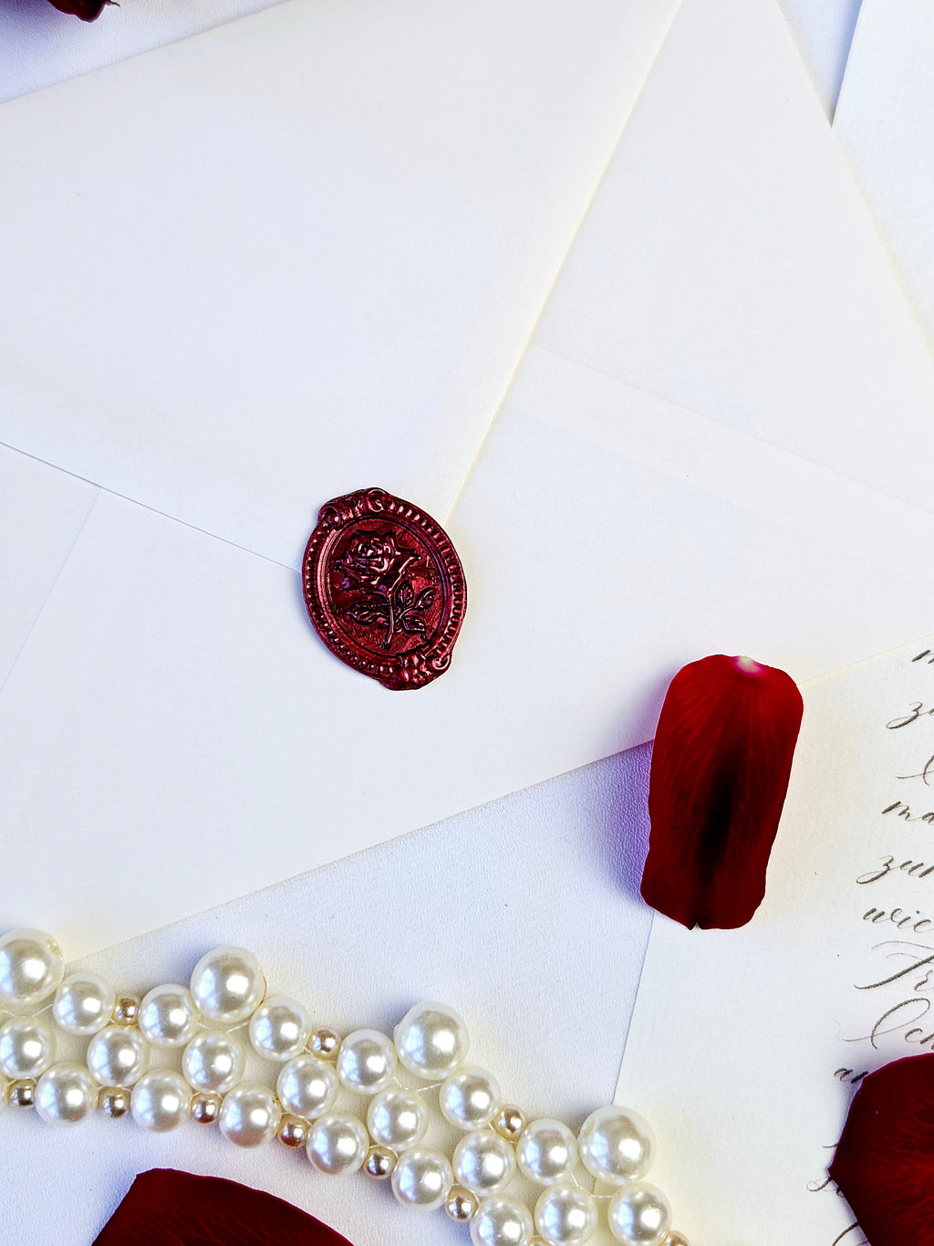 Elegante Valentinskarte Typografie