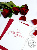 Moderne Self Love Postkarte