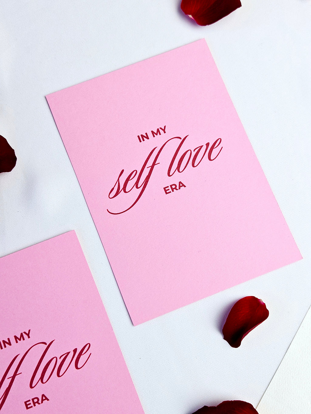 Moderne Self Love Postkarte