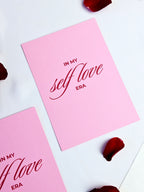 Moderne Self Love Postkarte