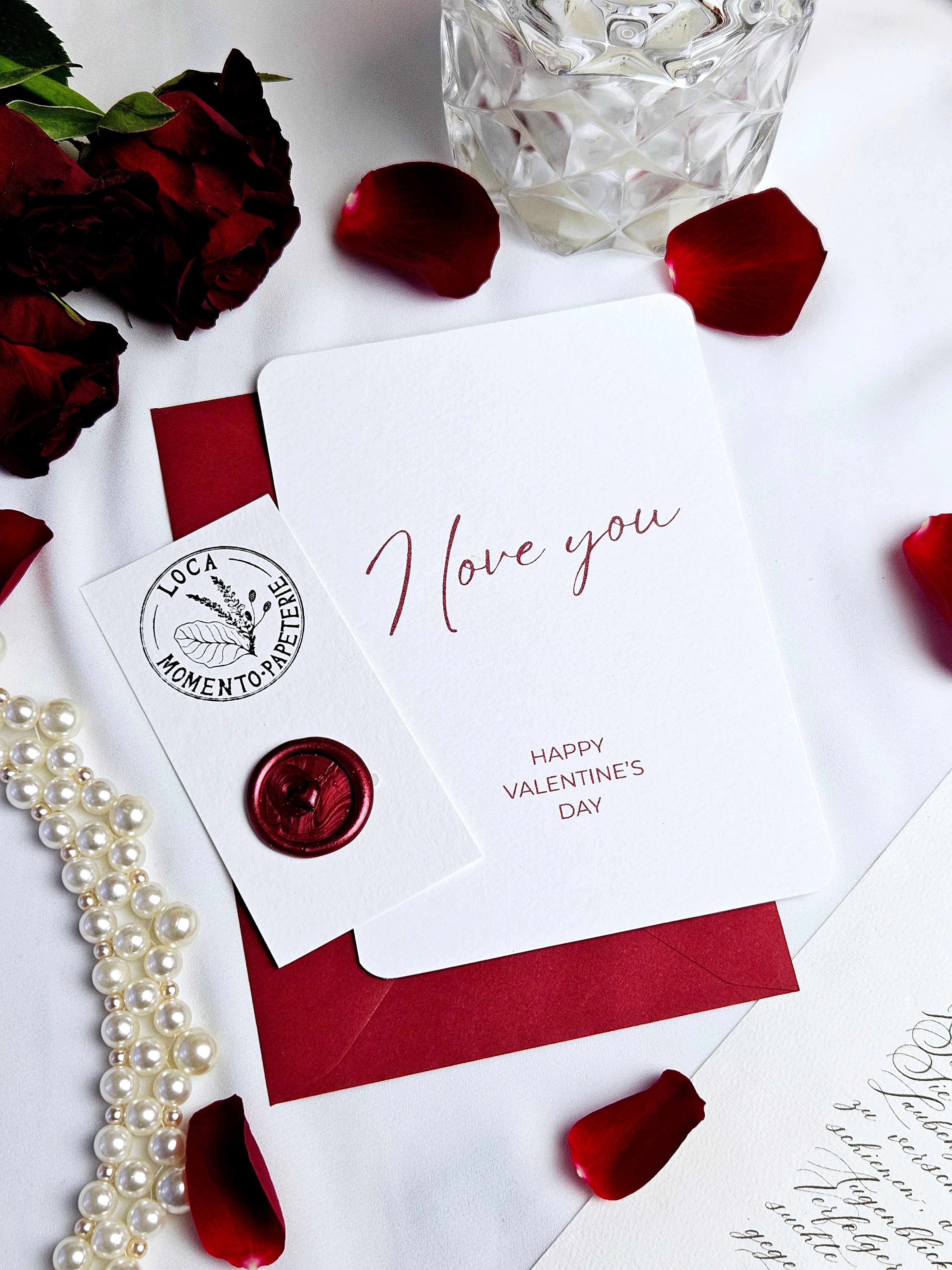 Valentinstagskarte I love you