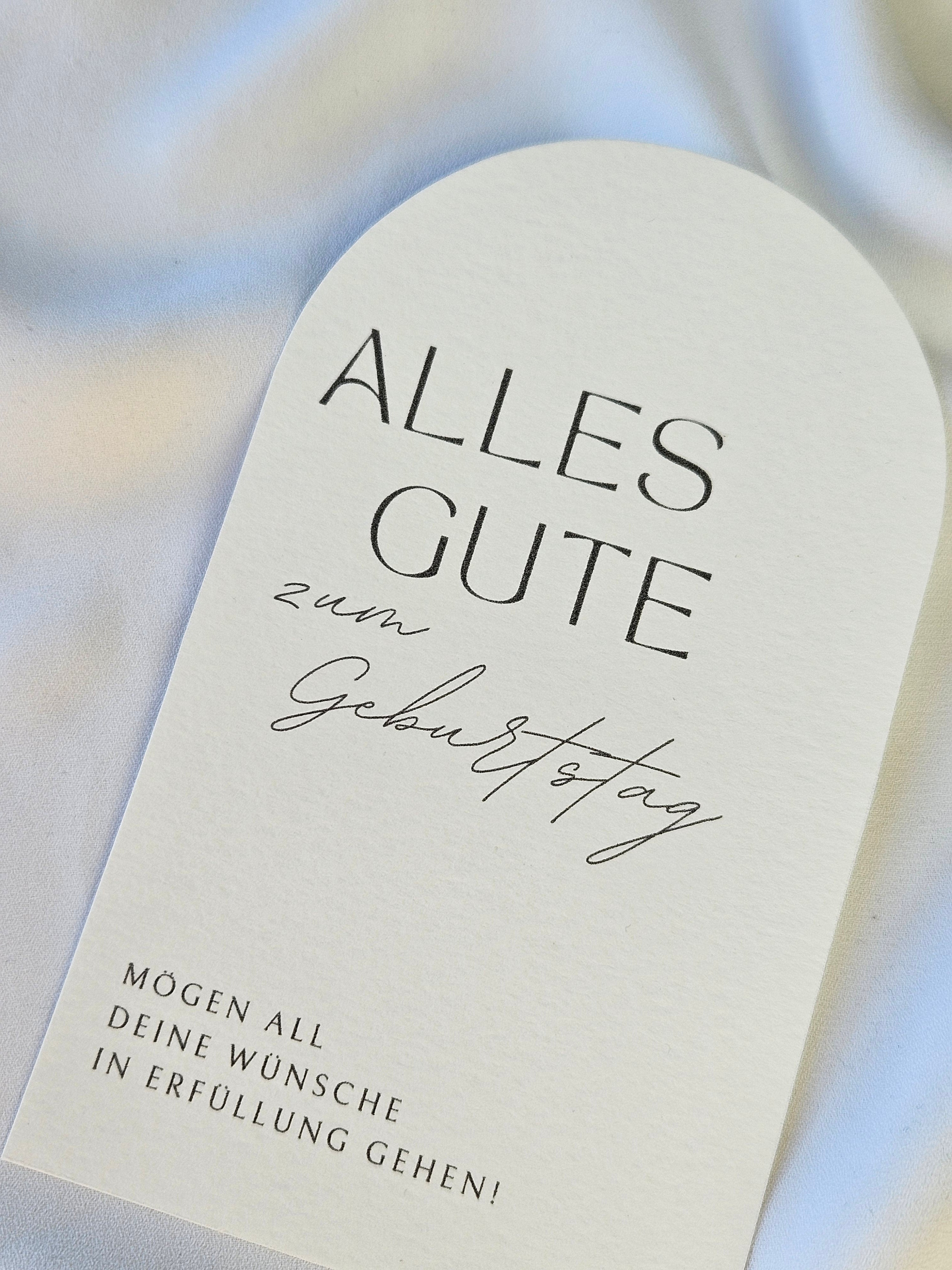 Geburtstagskarte Boho Chic