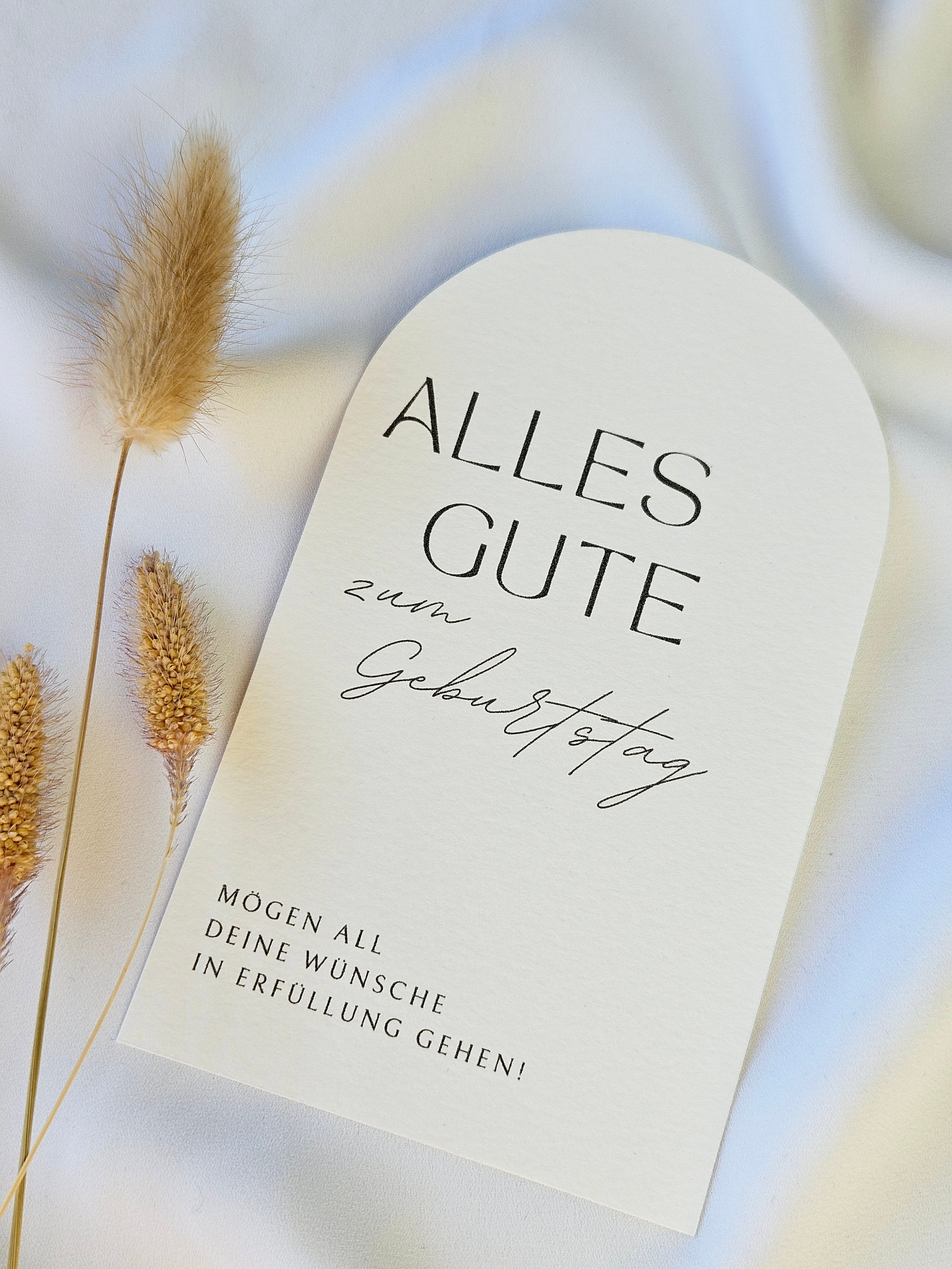 Geburtstagskarte Boho Chic