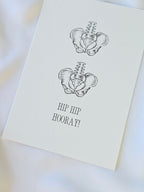 Geburstagskarte Hip Hip Hooray