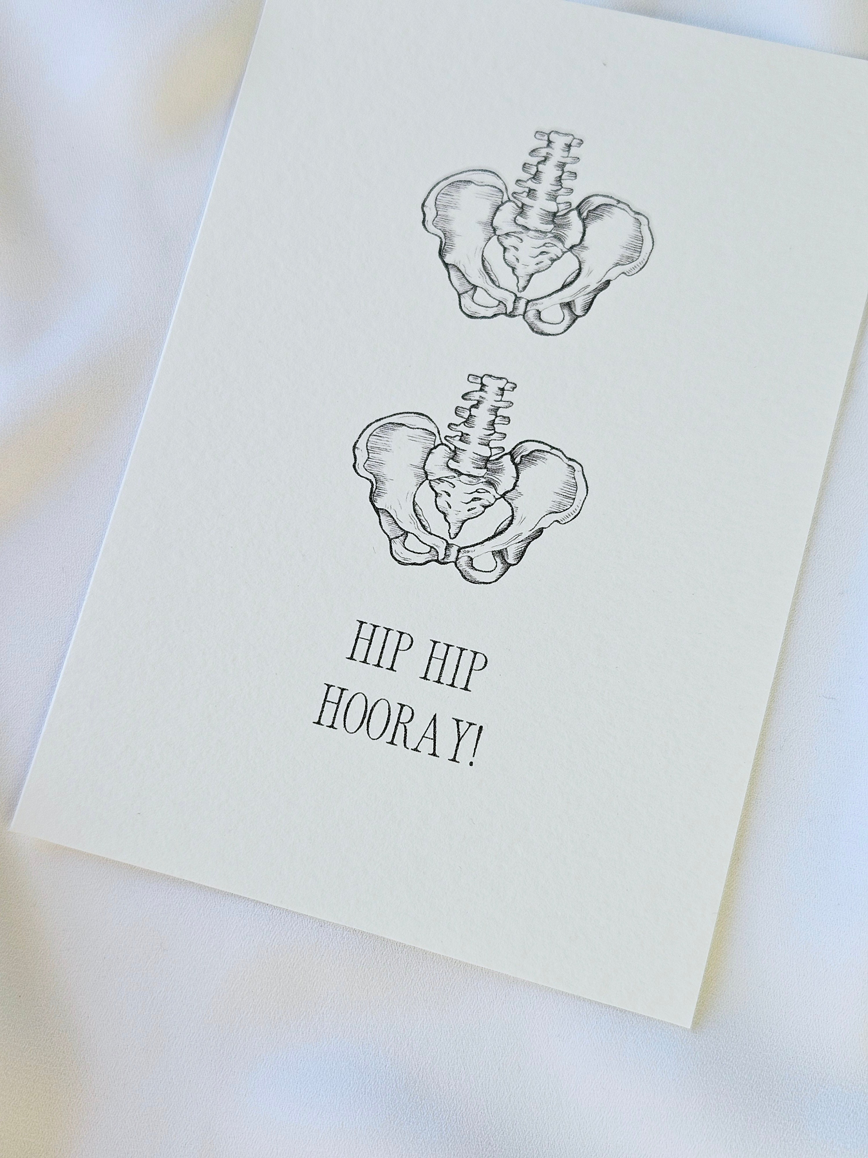 Geburstagskarte Hip Hip Hooray