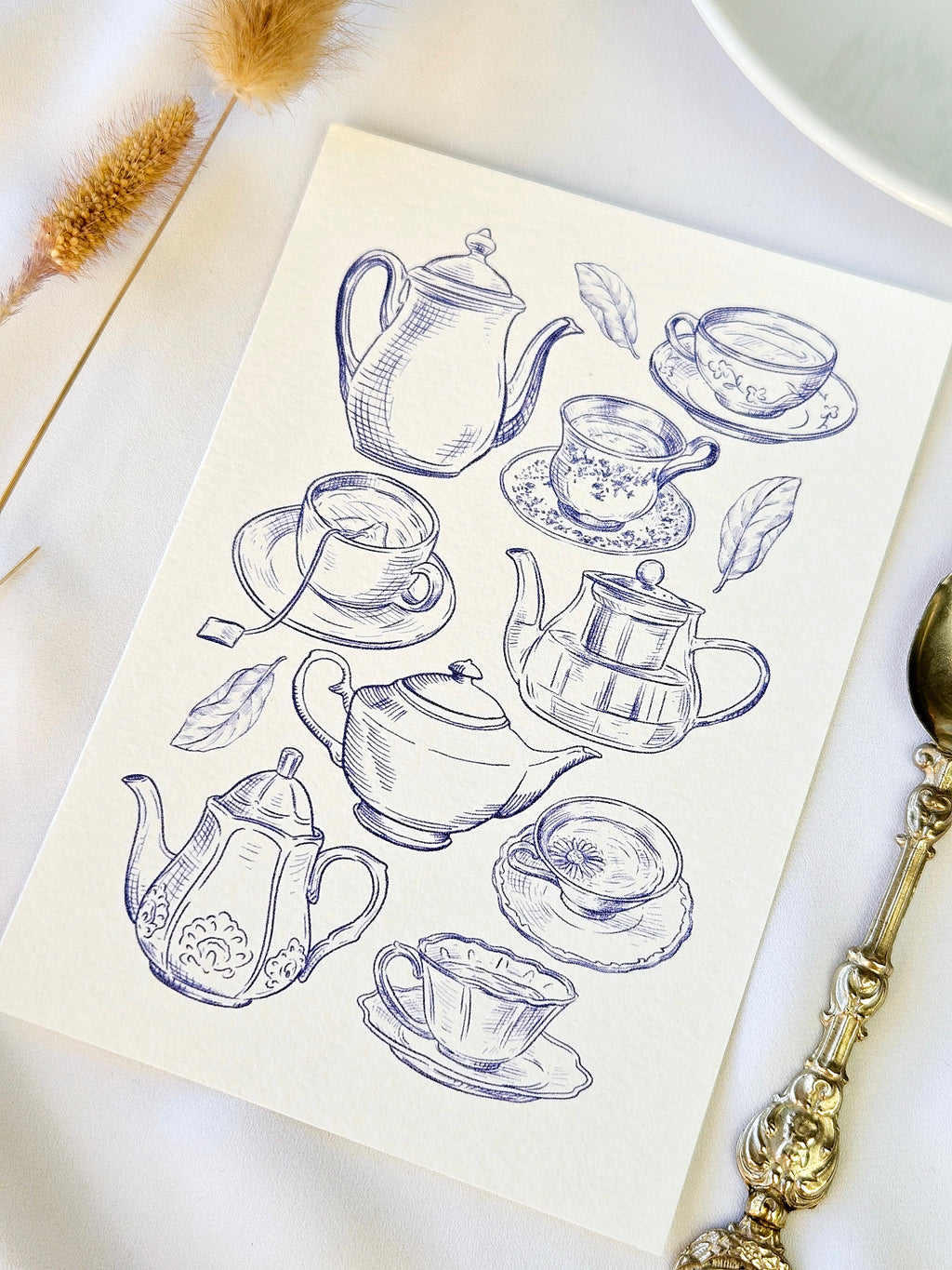 Grußkarte Teemomente