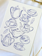 Grußkarte Teemomente