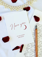 Liebeskarte To the Moon and back