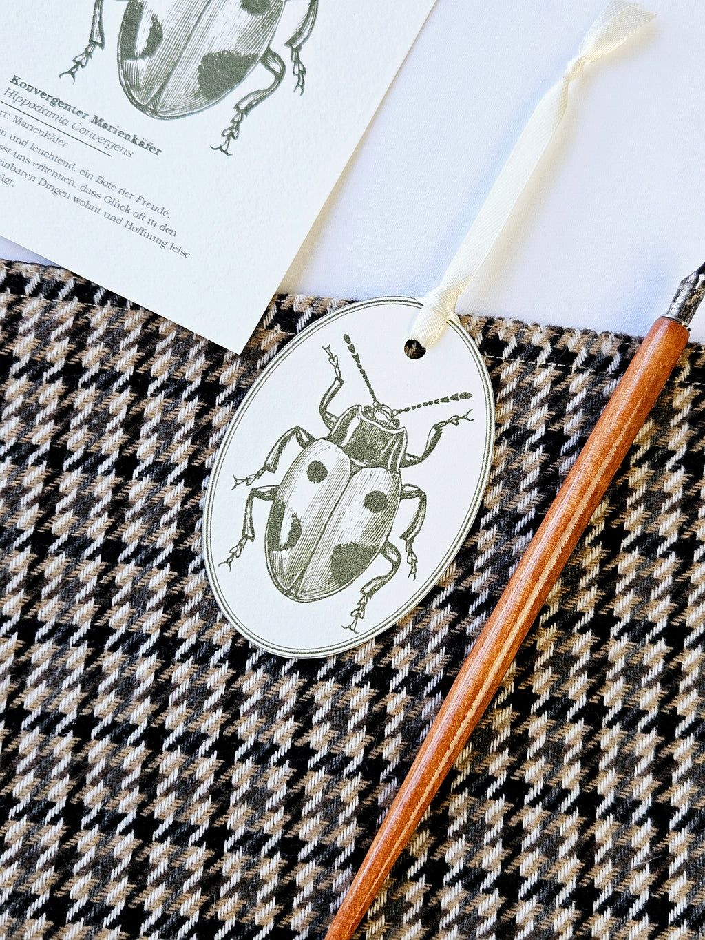 Geschenkanhänger Marienkäfer