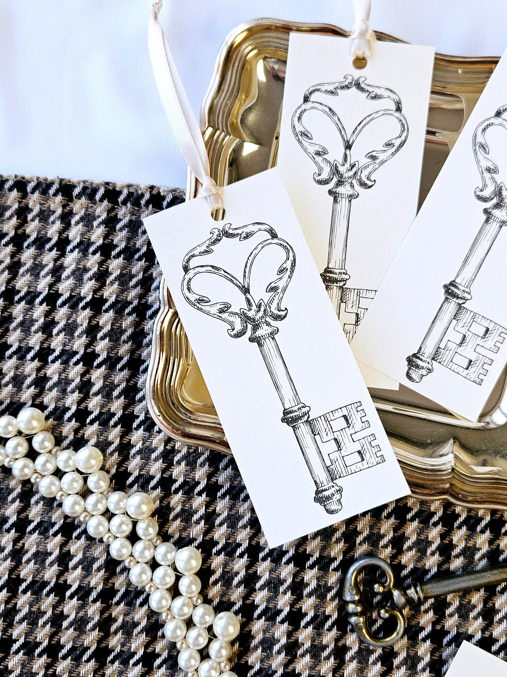 Eleganter Geschenkanhänger Schlüssel