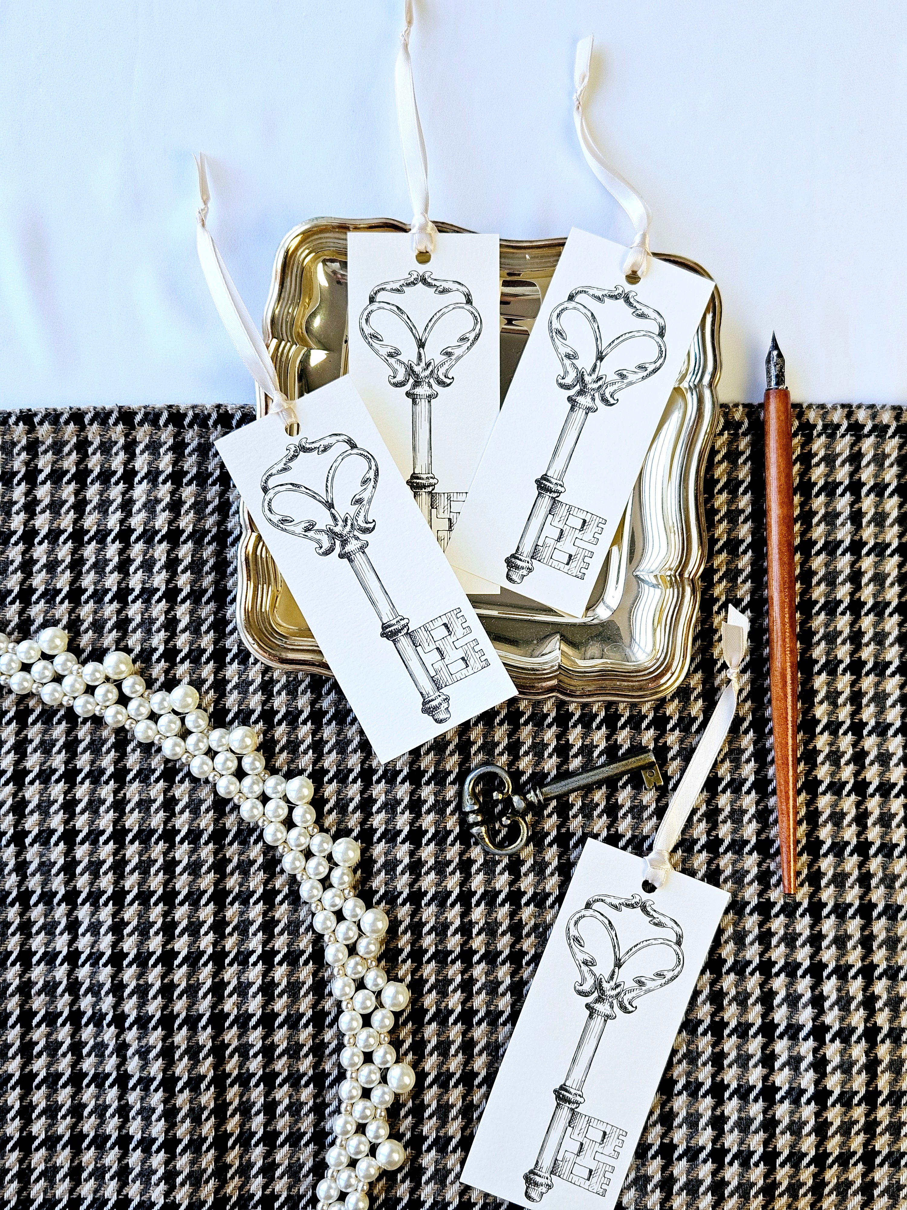 Eleganter Geschenkanhänger Schlüssel