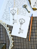 Eleganter Geschenkanhänger Schlüssel