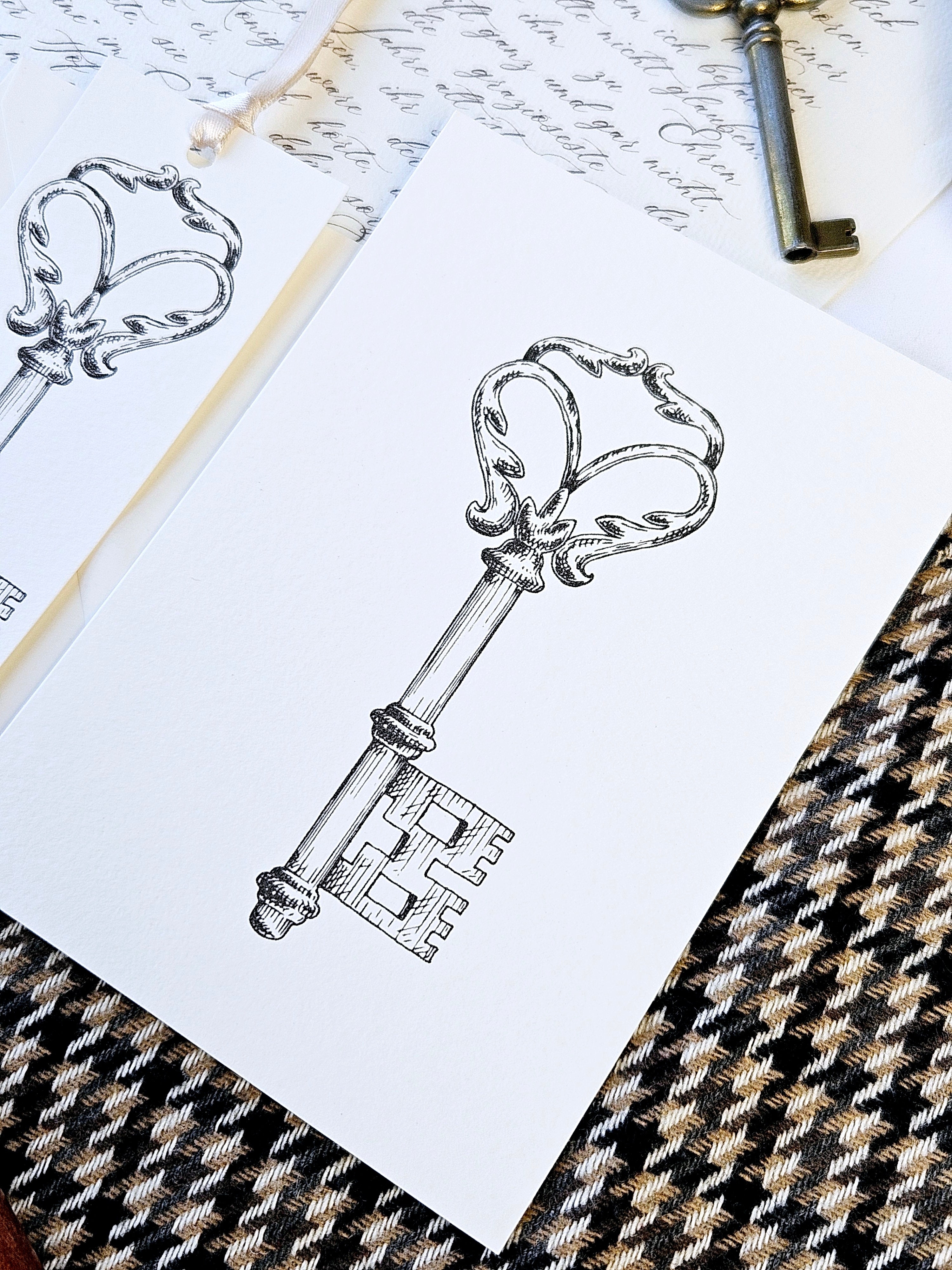 Grußkarte Märchenschlüssel