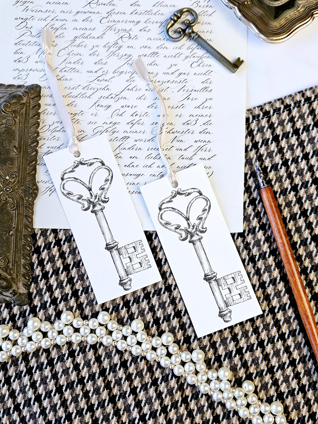 Eleganter Geschenkanhänger Schlüssel