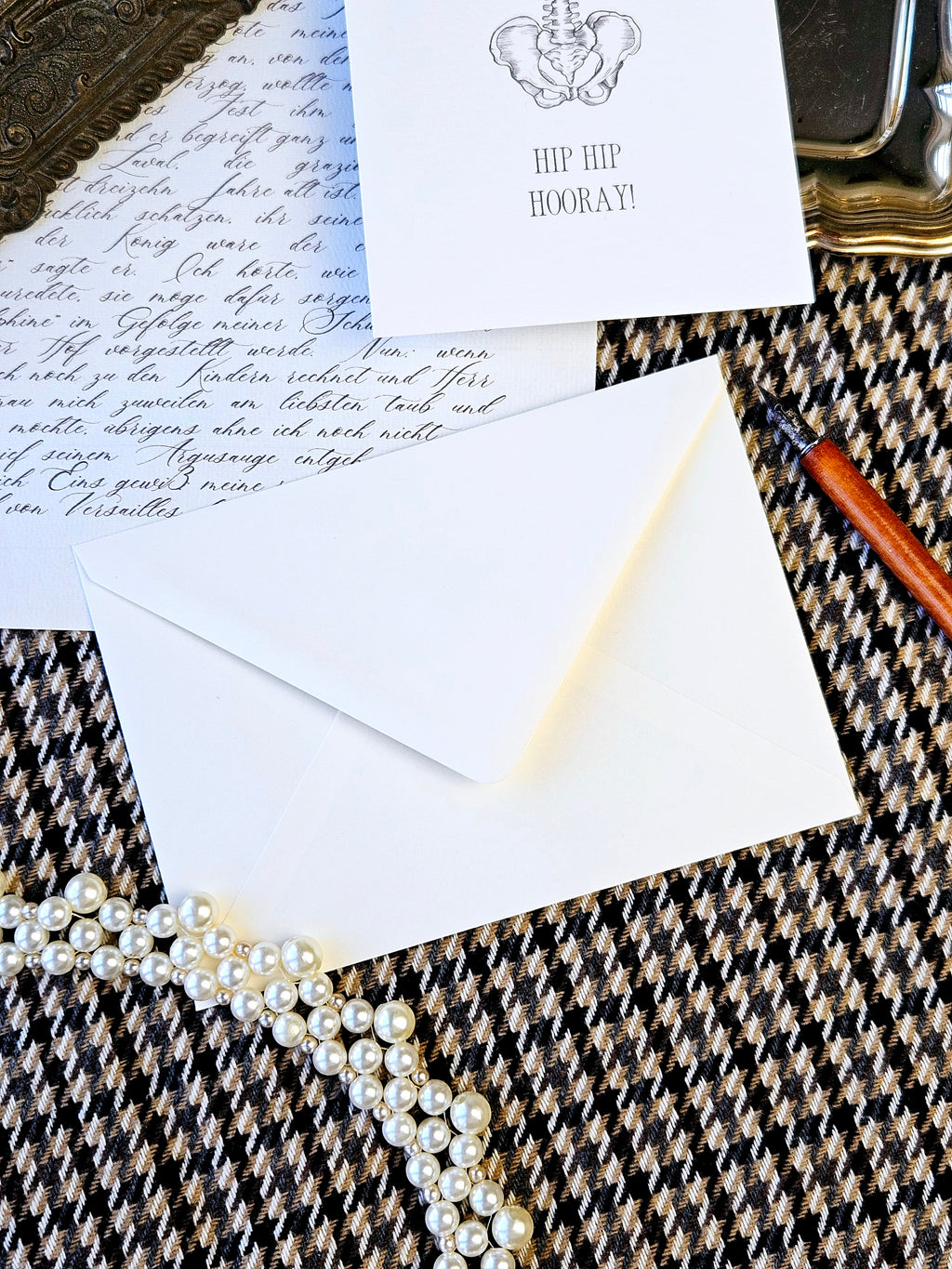 Geburstagskarte Hip Hip Hooray