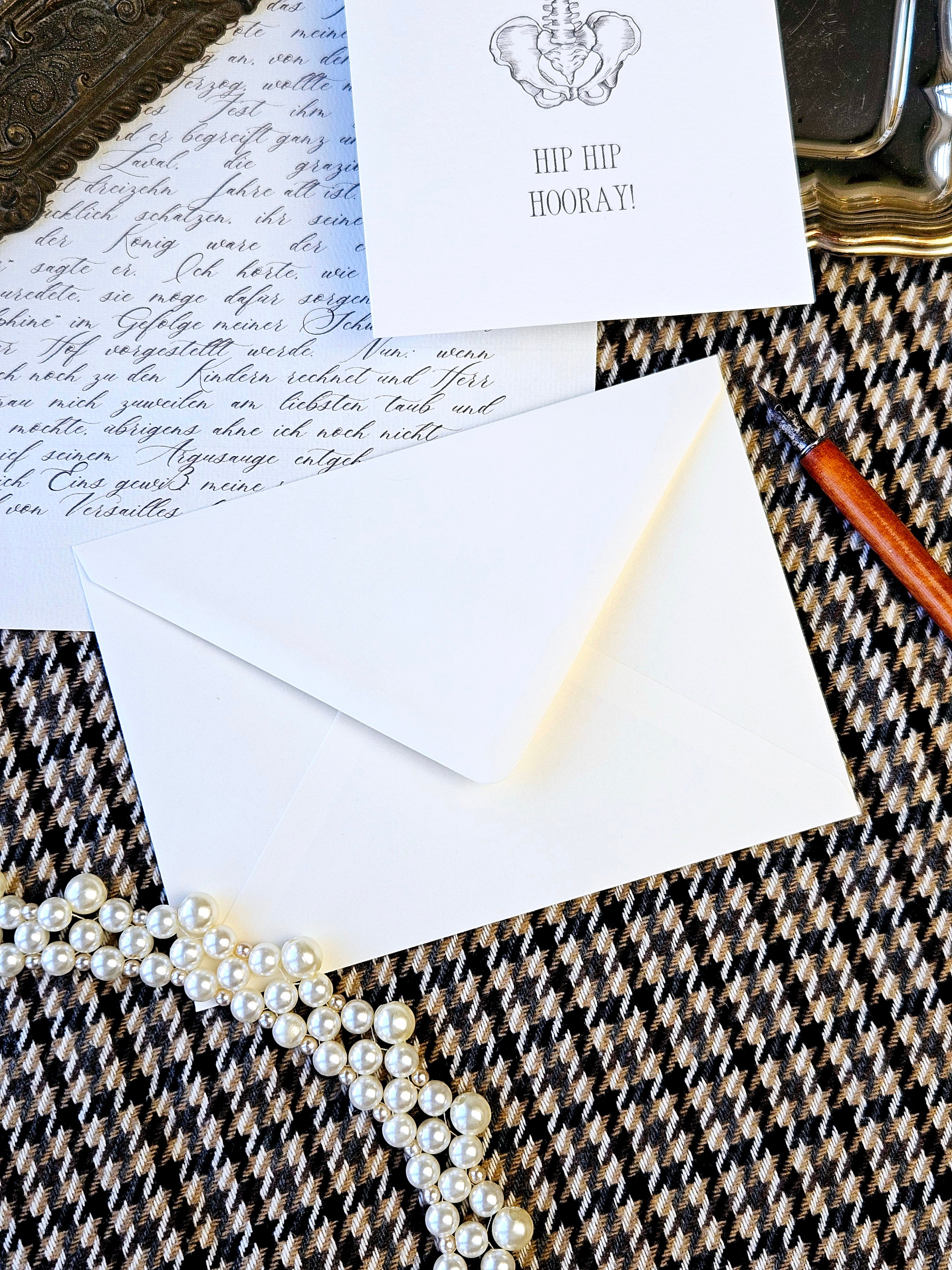 Geburstagskarte Hip Hip Hooray