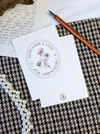 Geburtstagskarte Vintage Etikett