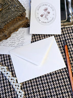 Geburtstagskarte Vintage Etikett