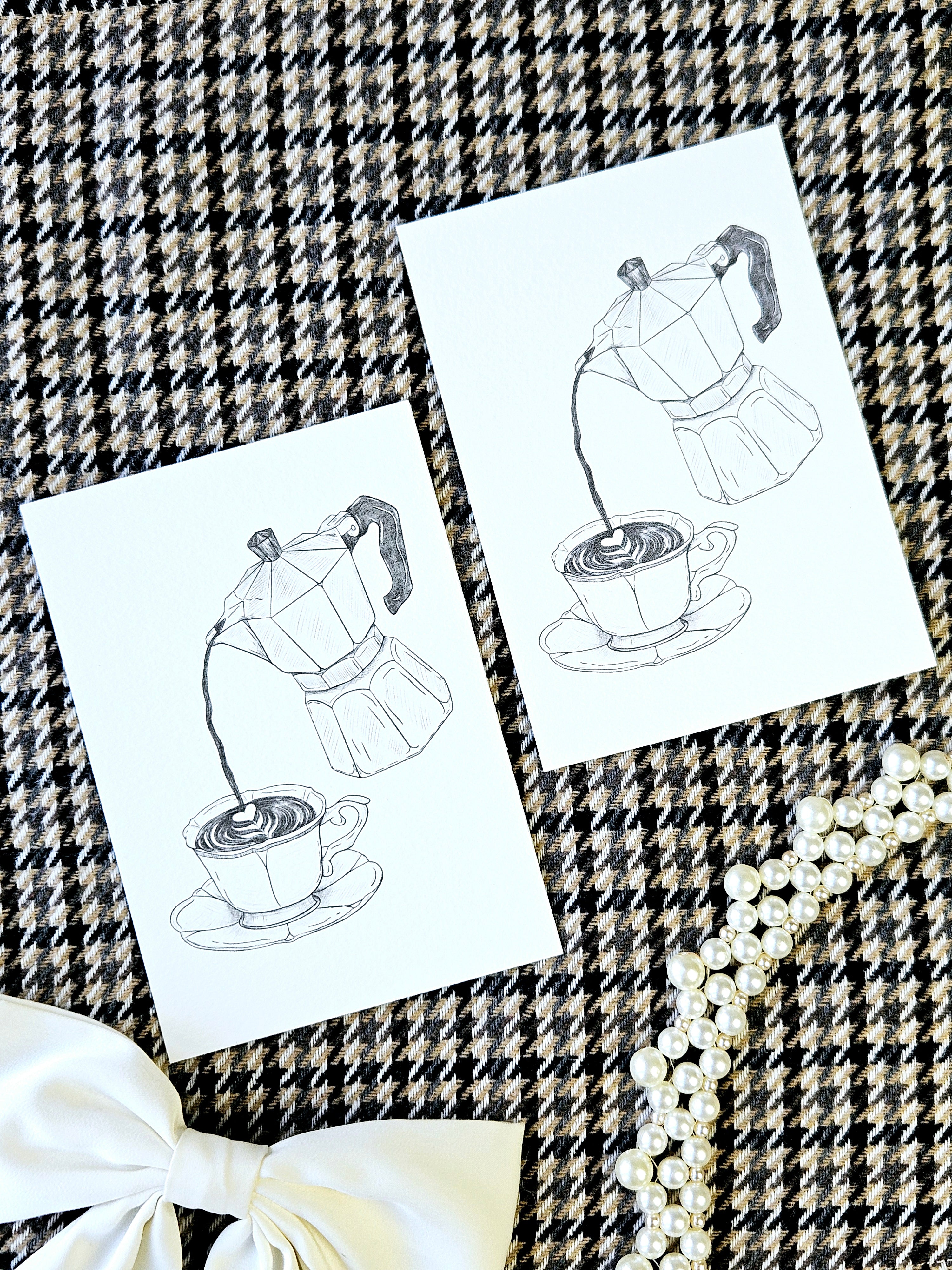 Grußkarte Espresso Liebe