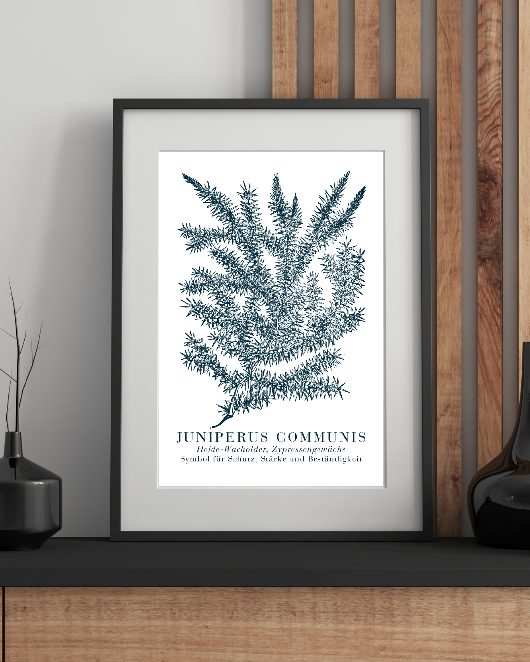 Kunstdruck Wintergrüner Wacholder