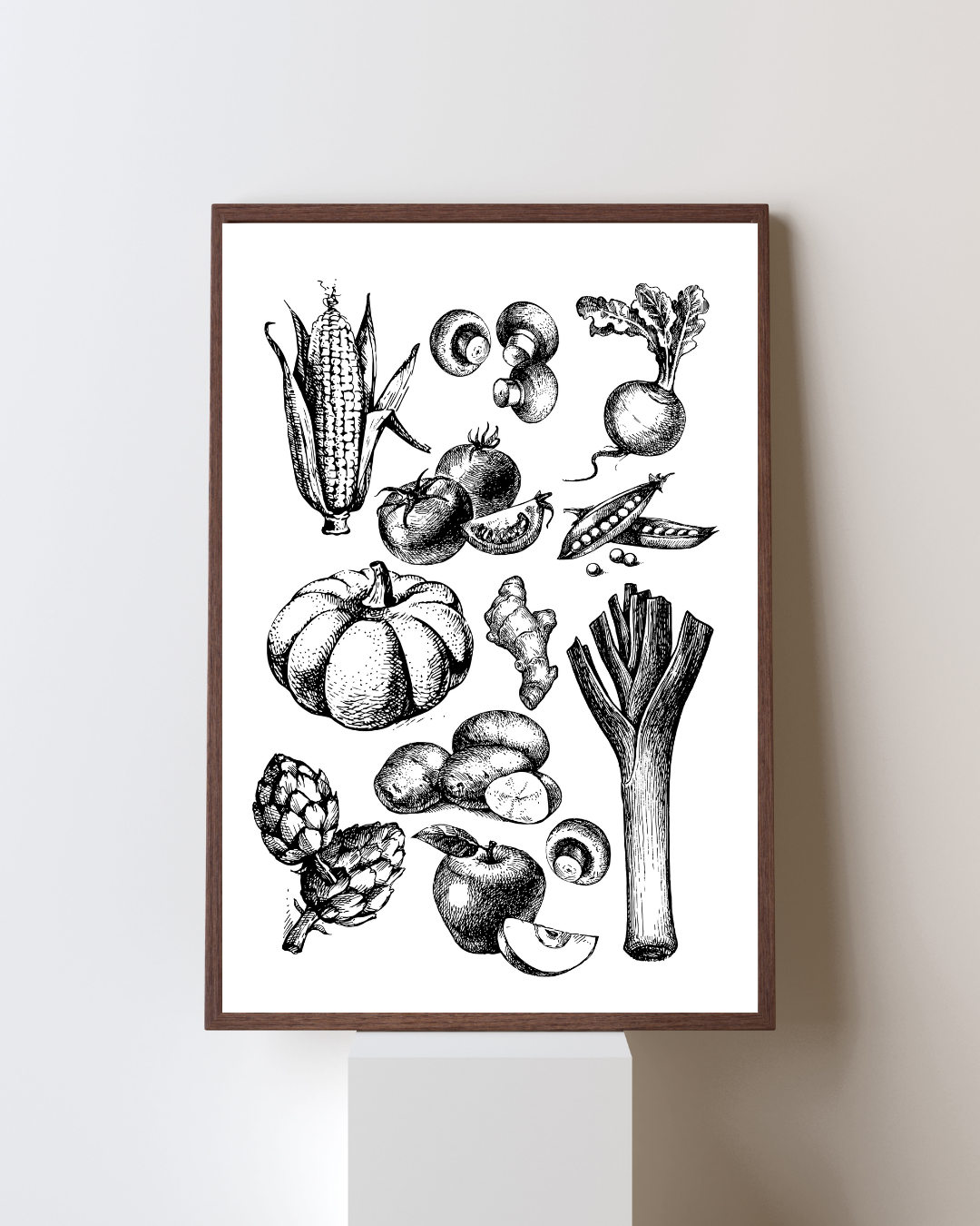 Kunstdruck Gartenschätze