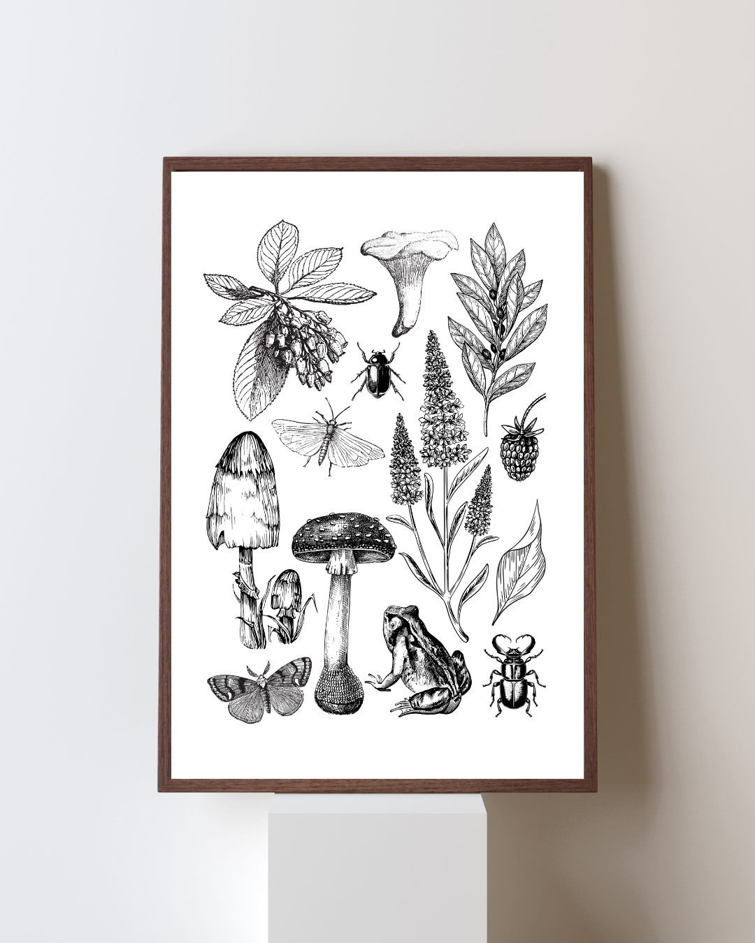 Kunstdruck Im Schatten des Waldes