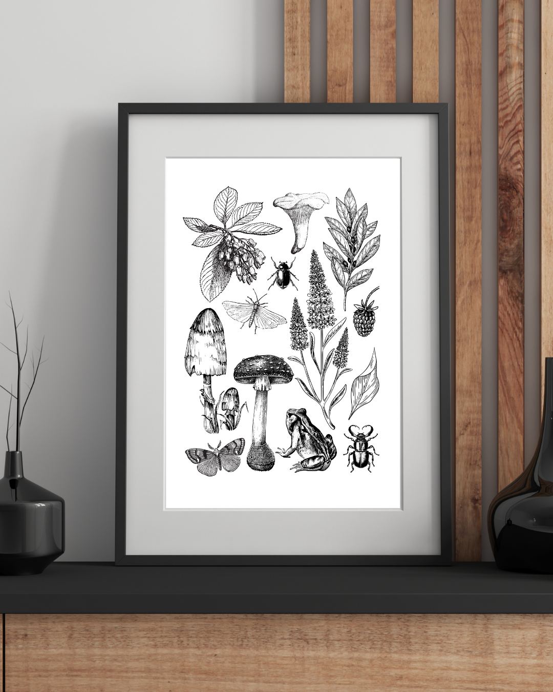 Kunstdruck Im Schatten des Waldes