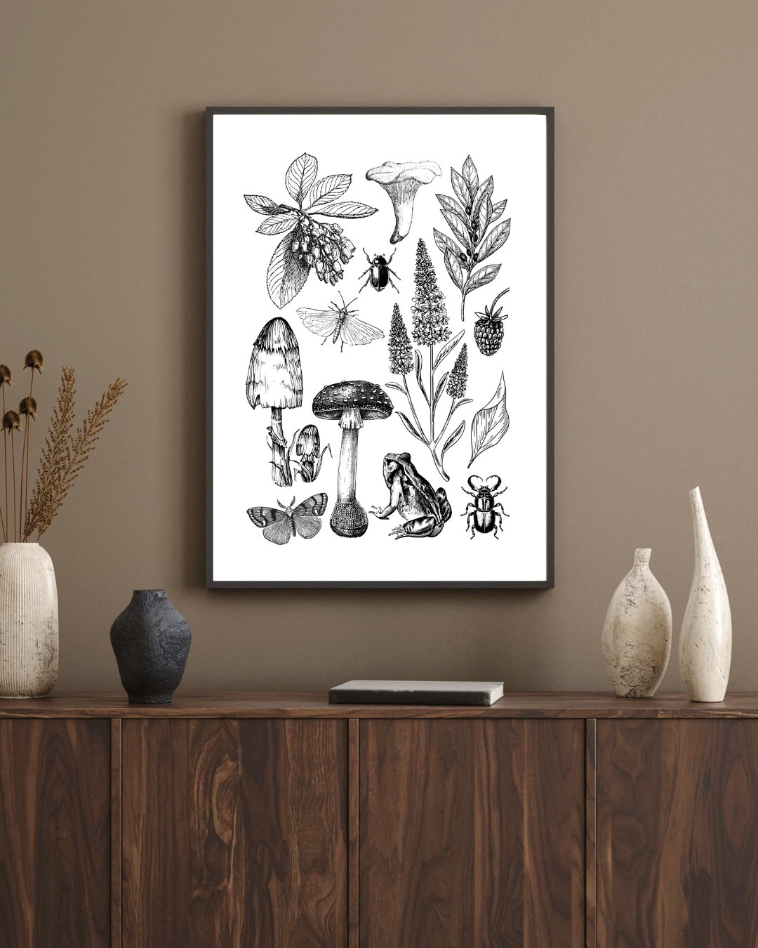 Kunstdruck Im Schatten des Waldes