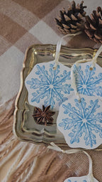 Geschenkanhänger Schimmernde Weihnacht