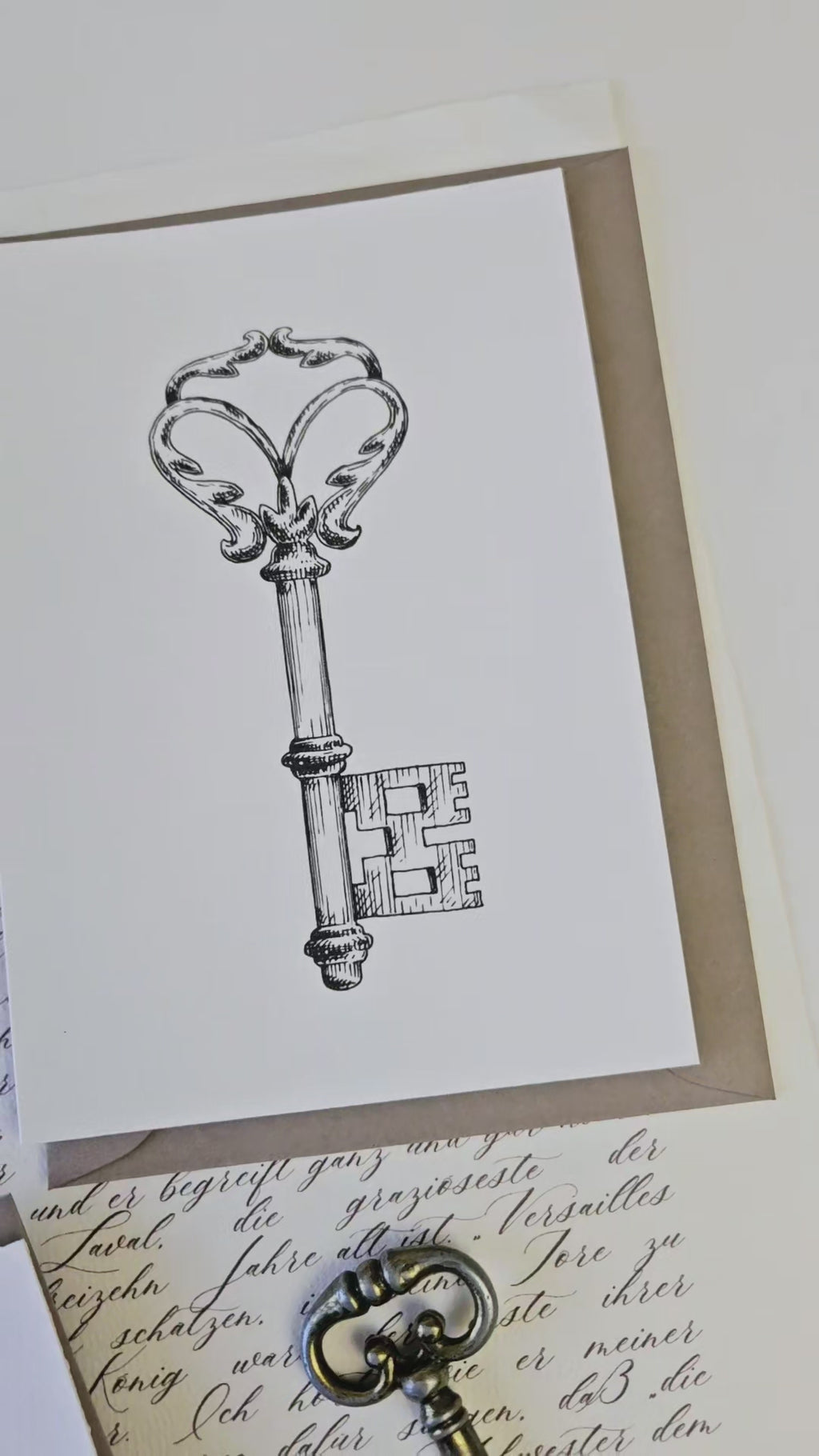 Grußkarte Schlüssel zum Wunder